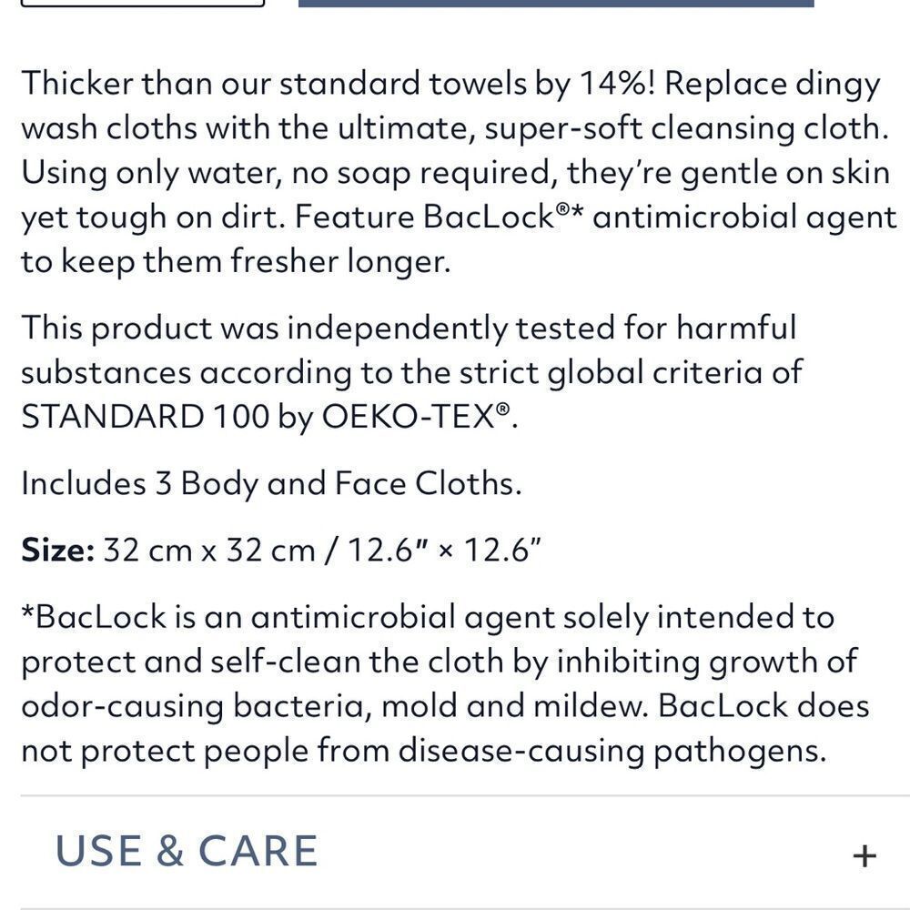 Norwex Body and Face Cloth Set of 3 Caribbean NWT - Picture 5 of 8